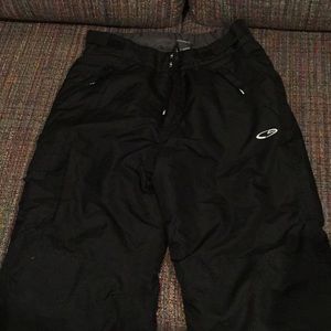 Black snow pants